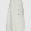 Utility Front Skirt Off White