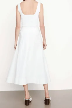 Utility Front Skirt Off White