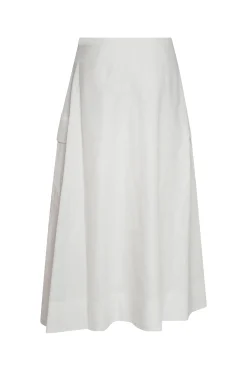 Utility Front Skirt Off White