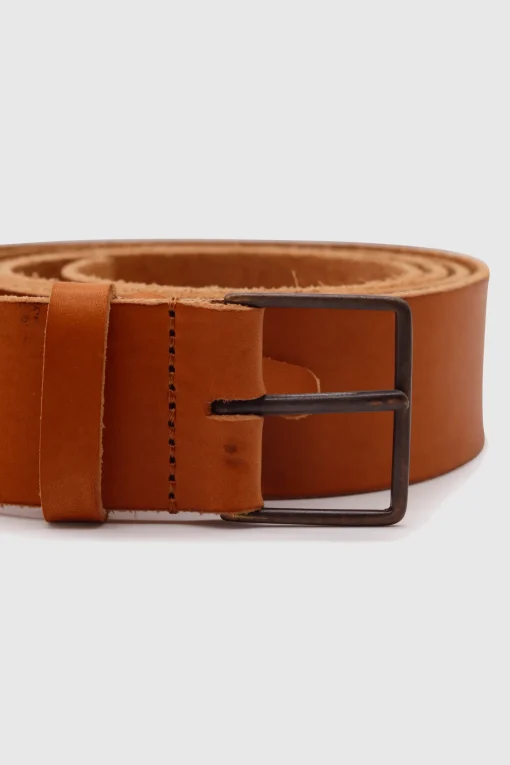 Washed Leather Belt