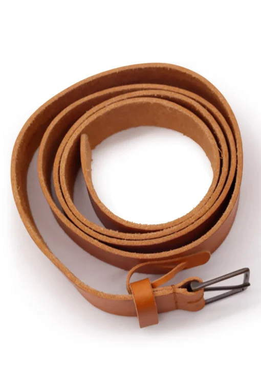 Washed Leather Belt