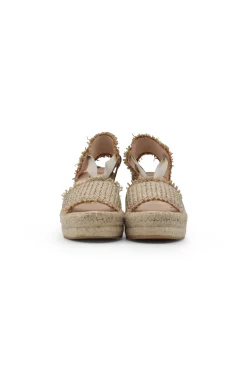 Wedge Capri Espadrilles Natural
