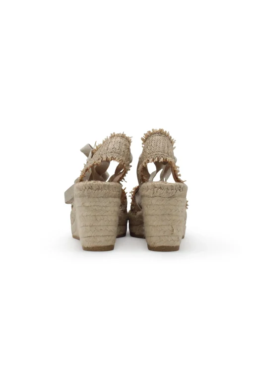 Wedge Capri Espadrilles Natural
