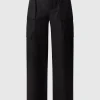 Wide Leg Cargo Pants Black