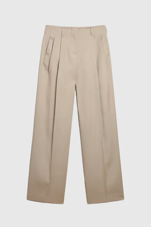 Wide Leg Pants Roasted Cashew