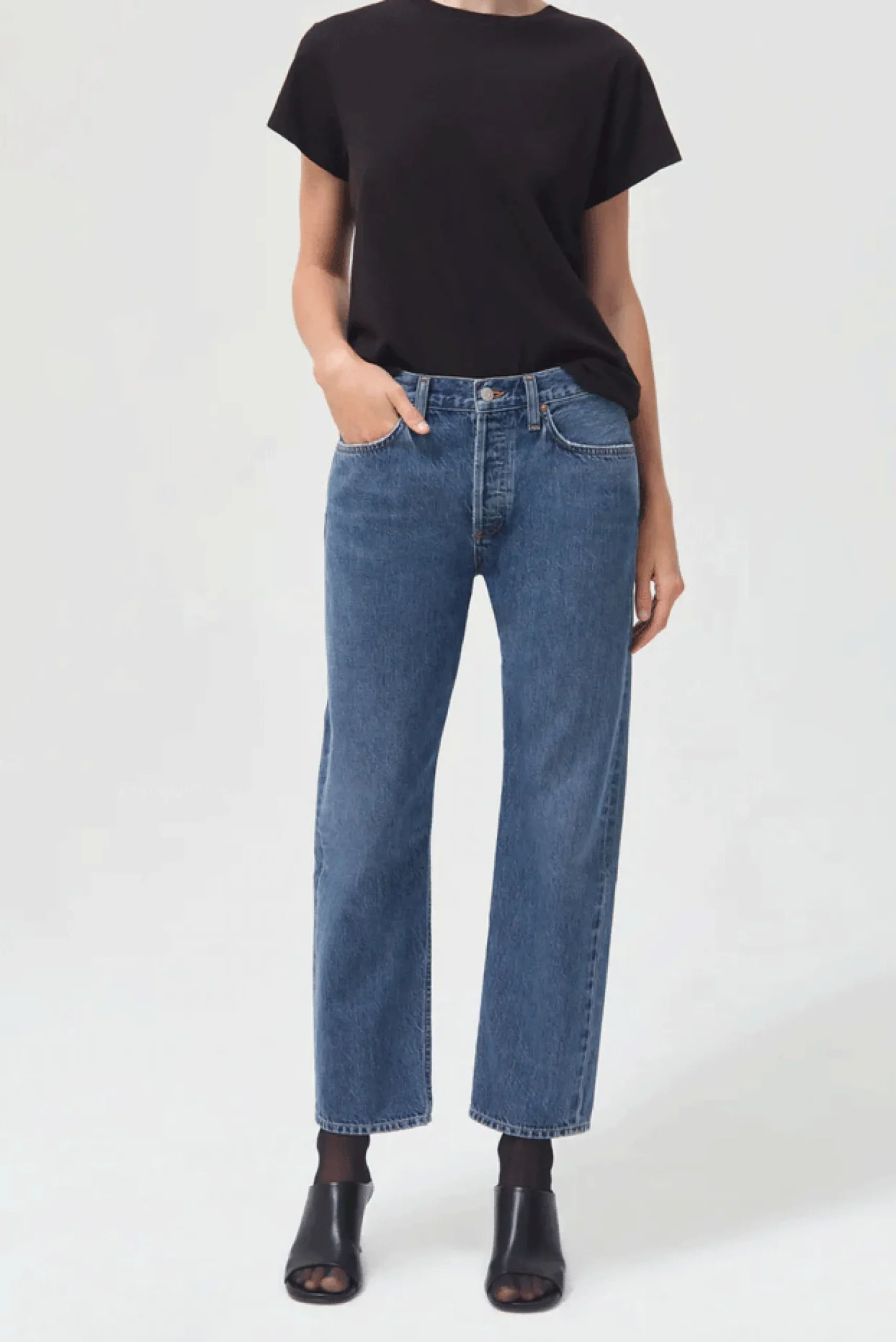 Wyman Low Rise Vintage Jeans in Vision