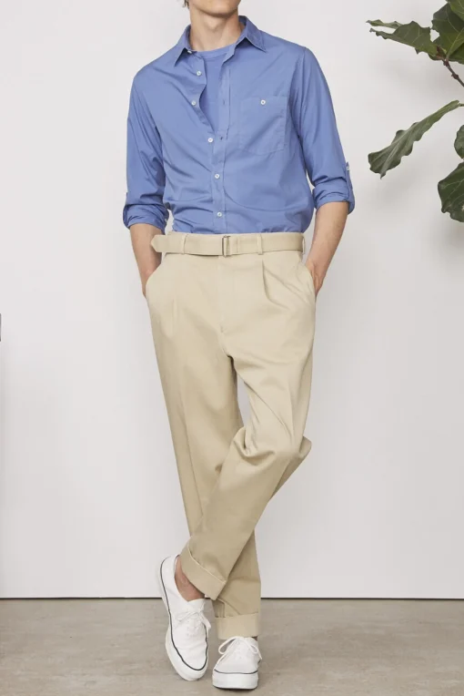 Younes Shirt Greek Blue