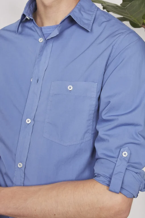 Younes Shirt Greek Blue