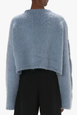 Pullover Cropped Cable Knit